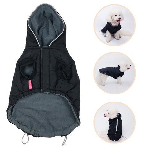 Waterproof Dog Clothes Winter Warm Fleece Dog Jackets Reflective Pet Coat For Small Medium Dogs Puppy Clothing Chihuahua Outfits ► Photo 1/6