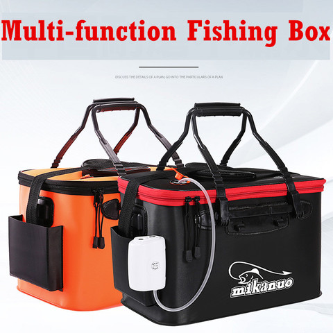 11/19/23/28/35L Folding Fishing Bag EVA Thicken Live Fish Box Tank Bucket Outdoor Camping Collapsible Fishing Tackle Storage Bag ► Photo 1/6