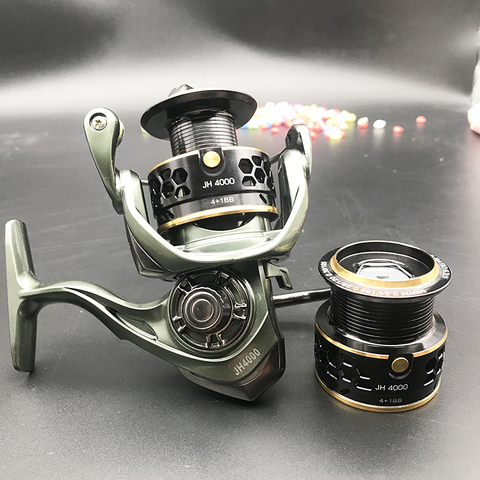 LINNHUE JH Double-Wire Cup Fishing Wheel CNC Spinning Reels Sea Rod Fishing Reels Spinning Fishing tools Saltwater Fishing Reel ► Photo 1/6