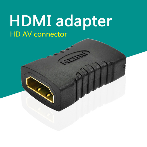 Gold Plated HDMI Adapter Female to Female Extender Coupler Connector Video Converter for HDTV Monitor 1080P HDMI Cable ► Photo 1/6