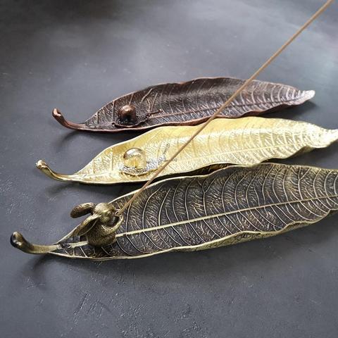 HOT SALES!!! New Arrival Incense Holder Ash Catcher Long Leafs Censer Meditation Home Decor Accessories Wholesale Dropshipping ► Photo 1/6