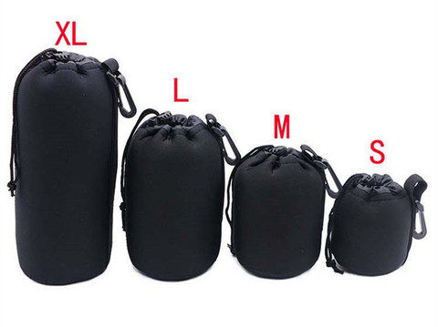 S M L XL Neoprene waterproof Soft Camera Lens Pouch bag Case ► Photo 1/6
