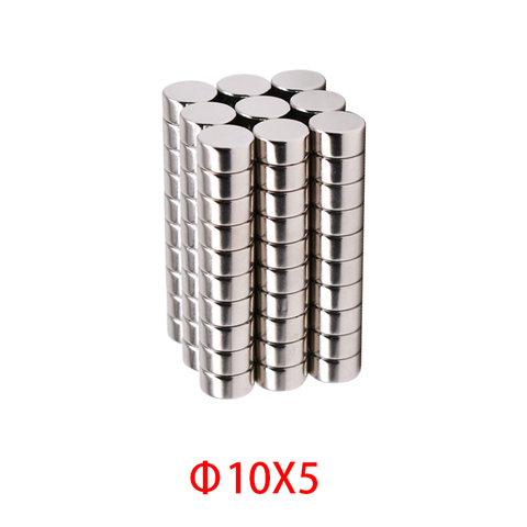 10Pcs Small N35 Round Magnet 10*1mm 10*3mm 10*4mm 10*5mm Neodymium Magnet Permanent NdFeB Super Strong Powerful Magnets ► Photo 1/5