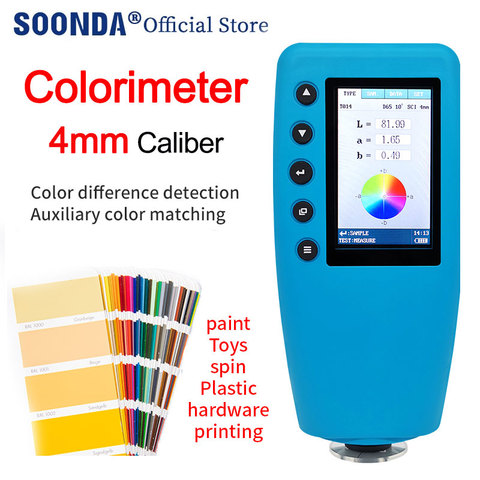 Portable Colorimeter Color analyzer Digital Precise LAB Color Meter Tester Color Difference Meter TFT Color Display 4mm Caliber ► Photo 1/6