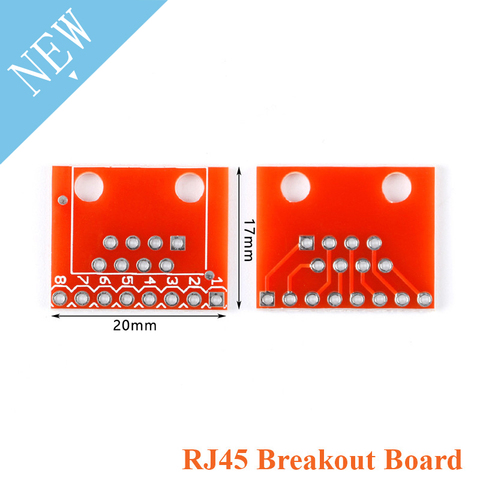 5pcs RJ45 Breakout Board Module RJ45 to DIP Adapter Board Connector DIY Electronics for Arduino ► Photo 1/6