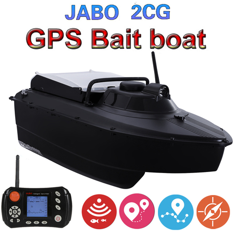 Professional Fishing boat JABO 2CG GPS Tracking Sonar Fish Finder boat GPS Playing nest boat with 10A 20A Battery Bait Boat toys ► Photo 1/6