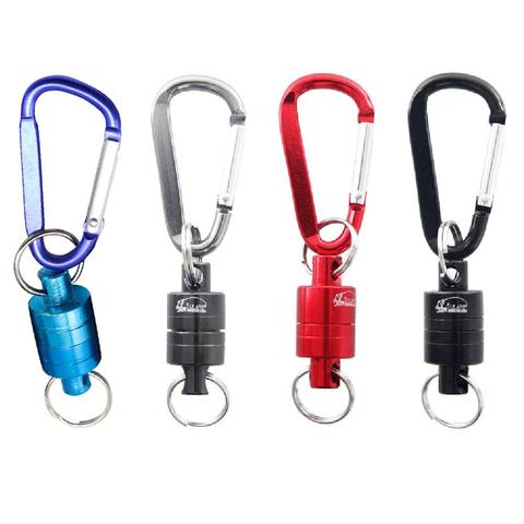 Strong Magnetic Carabiner Aluminum Alloy Carabiner Keychain Outdoor Camping Climbing Snap Clip Lock Buckle Hook Fishing Tool ► Photo 1/6