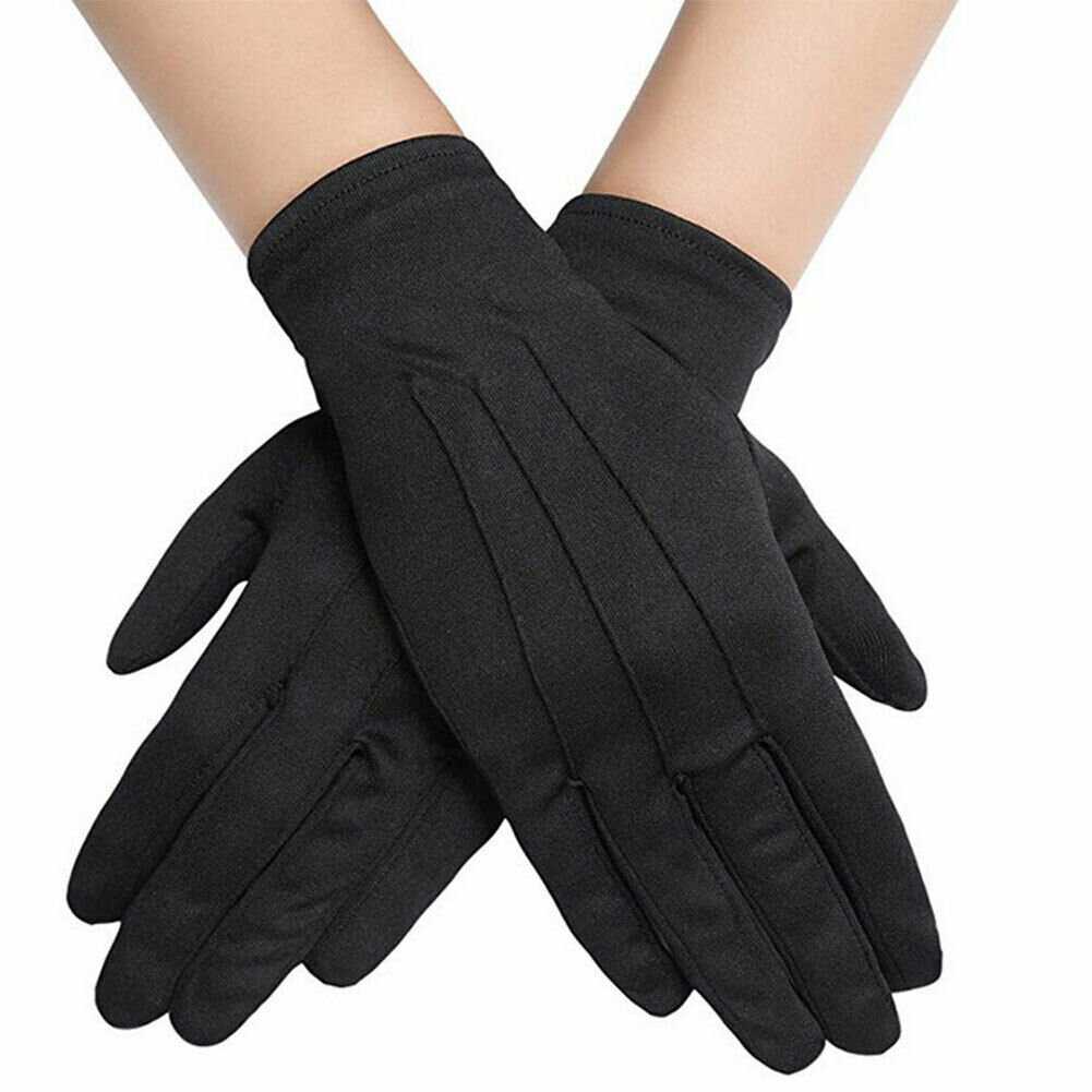 Unisex Etiquette Gloves Medium Size Thin Gloves 