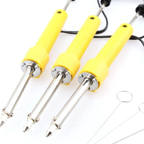 New 30W 220V Electric solder iron Vacuum Solder Sucker with  heater element Welding Desoldering Pump Iron Gun Color Random ► Photo 1/1