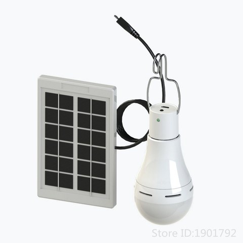 Solar Panel 12 LED Solar Bulb LED Solar Lamp Solar Emergency Power Light Outdoor Solar Lamp Spotlight Garden Portable Light ► Photo 1/6