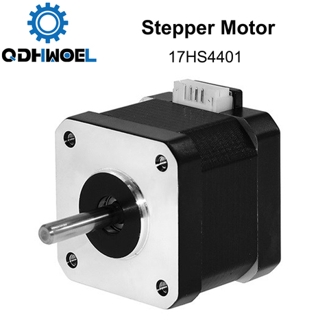 QDHWOEL 1 pcs 4-lead Nema17 Stepper Motor 42 Nema 17 42BYGH (17HS4401) 40mm 1.7A 3D printer motor and CNC XYZ ► Photo 1/6