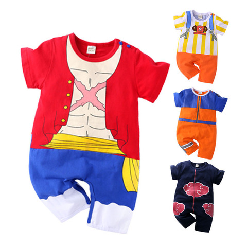 Infant Baby Boys Cool Anime Costume Cartoon Long Jumpsuit Romper Outfits Clothes