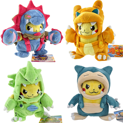 Pikachued plush doll cosplay Snorlax Charizard Garchomp Tyranitar Hydreigon Ampharos Maniac ► Photo 1/6