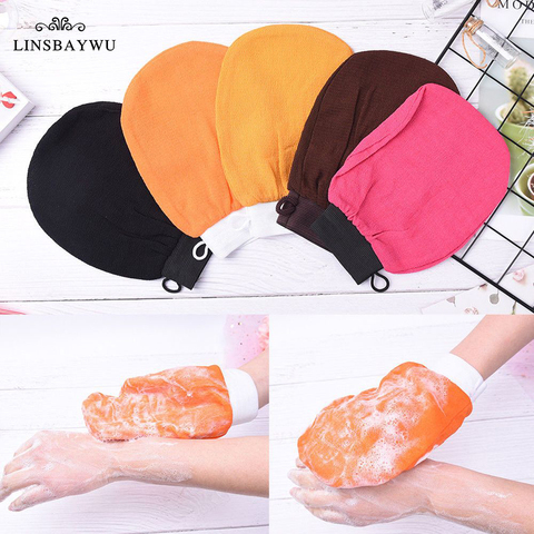 Moroccan Hammam Bath Scrub Glove Exfoliating Body Facial Tan Massage Glove Exfoliator Glove Random Color Bath Shower Wash Hot ► Photo 1/6