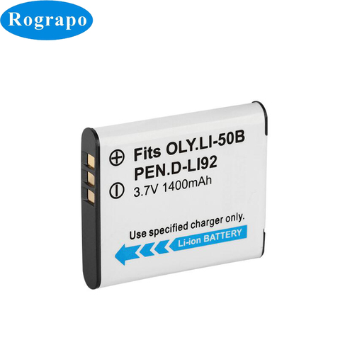 New Li-50B Camera Battery For Olympus MJU Stylus 1010 1020 1030SW SH2 SH25 SP720UZ SP-810UZ SZ10 SZ11 Ricoh CX3 CX4 D-LI92 DLI92 ► Photo 1/6