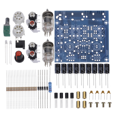 82x75mm Tube Amplifier Audio Boards Pre-Amp Audio Mixer 6J1 Valve Bile Buffer Diy Kit 2 Channel Stereo Amplifiers Speaker Board ► Photo 1/6