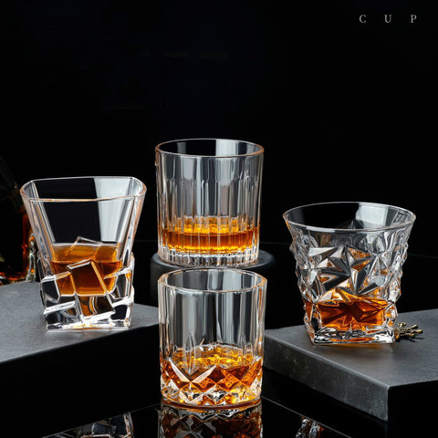 Lead-Free Glass Cup Household Wine Glass Set Large Beer Steins Distilled Beverage Wine Set ► Photo 1/6