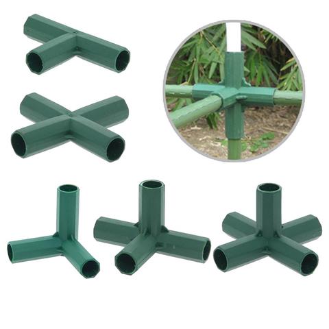 16MM PVC Fitting Stable Support Heavy Duty Greenhouse Frame Building Connector Right Angle 3 4 5-way Connector Garden Tool ► Photo 1/6