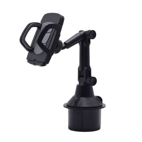 360 Degree Carbon Fiber Adjustable Angle Type Car Cup Holder Mount Stand Cradle for 3.5-7