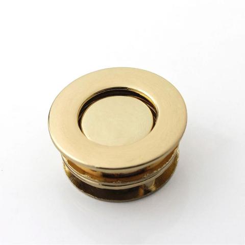 1pcs Metal Button Lock Round Fashion Switch Button Lock Closure Parts for DIY Handbag Shoulder Bag Purse Hardware Accessories ► Photo 1/6