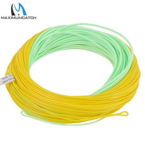 Maximumcatch Real Grand Fly Fishing Line Weight Forward Floating Fly Line with Welded Loops Line Weight 4-8WT 90FT ► Photo 1/6