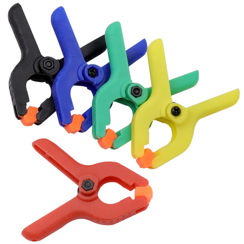 5pcs 2 inch DIY Tools Plastic Nylon Toggle Clamps For Woodworking Spring Clip Photo Studio Clamp Hout ► Photo 1/6