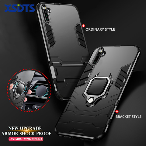Anti Shock Proof Case For OPPO Realme 6 5 3 X50 Pro X2 X3 SuperZoom X XT C1 C2 C3 4G 5G Magnetic Bracket Ring Phone Cover Coque ► Photo 1/6