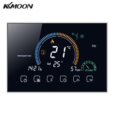 KKMOON ℃/ ℉ Switchable Wi-Fi Smart Programmable Thermostat Voice APP Control LCD Water/ Gas Boiler Heating Thermoregulator ► Photo 1/6