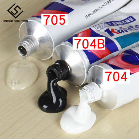 45g for Kafuter Silicone Industrial Adhesive K-704 705 704B RTV Silicone Rubber White black Transparent Glue ► Photo 1/3