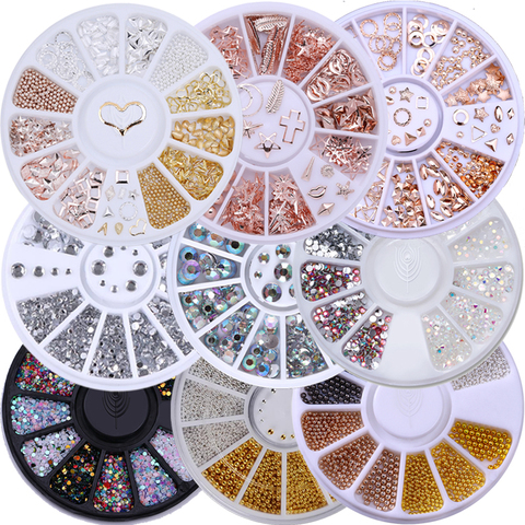 Valentine's Day Mixed Color Chameleon Stone Nail Rhinestone Small Irregular Beads 3D Nail Art Decoration In Wheel Accessories ► Photo 1/6
