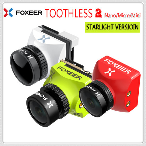 Foxeer Mini/Micro/Nano Toothless 2 CMOS 1/2 1200TVL PAL/NTSC 4:3 16:9 FPV OSD Camera Natural Image For RC FPV Racing Drone ► Photo 1/6