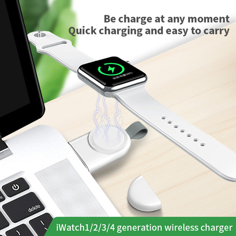 2W Apple Watch Wireless Charge for iWatch Series 4 3 2 1 Mini Portable USB Cables Wireless Chargers Station for iPhone Charging ► Photo 1/6