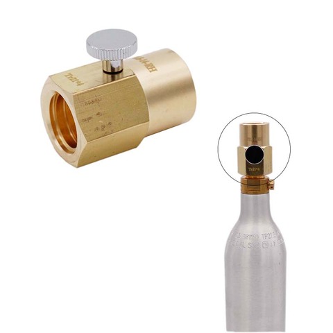 Soda Bottle CO2 Refill Adapter Soda Inflatable Valve Converter From W21.8-14/CGA320 Tank Homebrew Kegging Co2 Equipment ► Photo 1/6