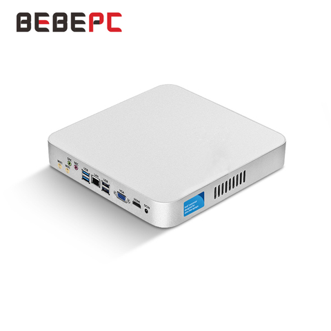 Mini PC Intel Core i5 7200U 3317U 4200U i7 4500U Windows 10 USB*6 Mini Computer Cooler Desktop minipc WIFI HDMI HD Graphics 4400 ► Photo 1/6