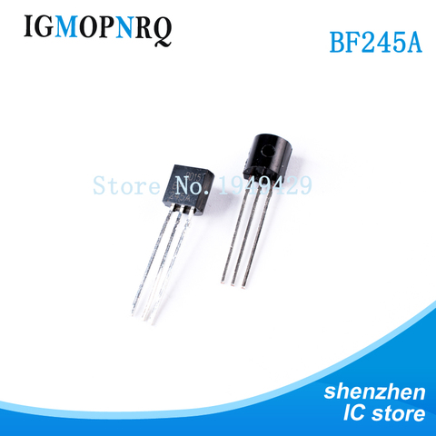 10PCS BF245A TO-92 BF245 RF junction field effect transistor (RF JFET) transistor BULK FET-RFSS New original ► Photo 1/2