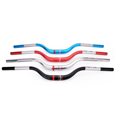 MTB DH XM Bicycle Handlebar Bike Riser Handlebar Mountain Bike Swallow-Shaped Handlebar 60mm Rise 31*8*720mm Bicycle Parts ► Photo 1/6