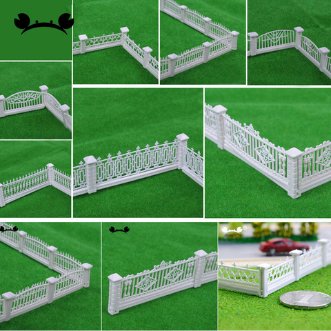 Model Train Railway Building Fence Wall 1/100 1/200 HO Z scale 100cm length ► Photo 1/4