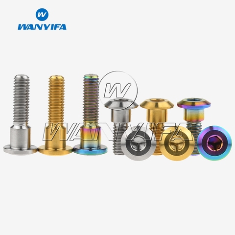 Wanyifa Titanium Ti M8x20 22 33mm Bolt Screws Hex Socket Head for Suzuki Yamaha Disc Brake Rotor Bolts ► Photo 1/1