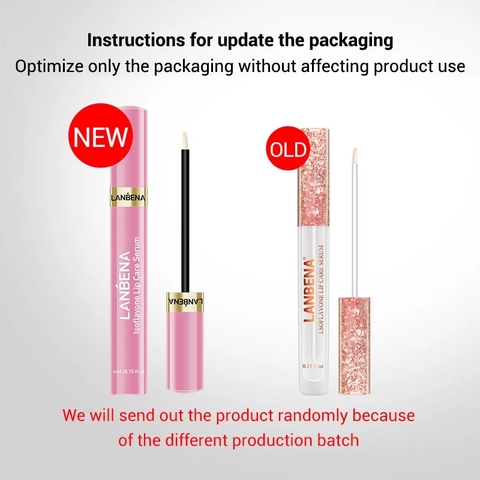 LANBENA Updated Version Lip Care Serum Lip Plumper Lip Mask Increase Lip Elasticity Reduce Fine Lines Repairing Moisturizing ► Photo 1/6