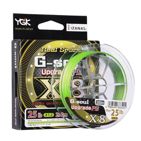 YGK G-SOUL X8 Upgrade Braid Fishing Line Super Strong 8 Strands  Multifilament PE line 150M 200M Japan 14LB 16LB 22LB 60LB - Price history &  Review