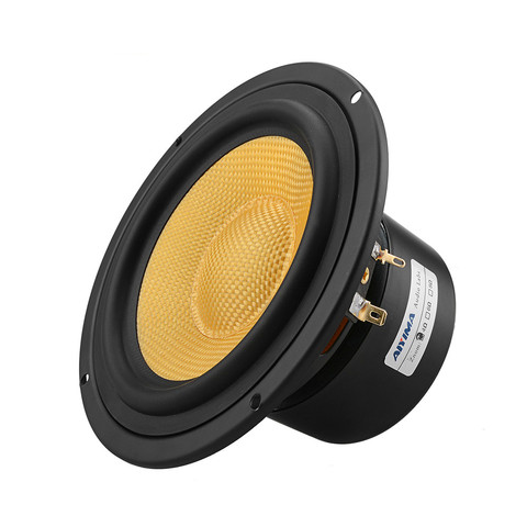 AIYIMA 5.25Inch Audio Speaker Driver 4 8Ohm 100W Mid Bass Speakers Woofer Fiberglass Cone Home Theater For Bookshelf DIY ► Photo 1/6