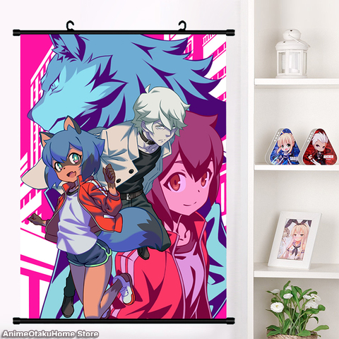 2022 new Anime BNA Brand New Animal Kagemori Michiru Hiwatashi Nazuna Wall Scroll Poster Cartoon Wall Hanging Poster Home Decor ► Photo 1/6