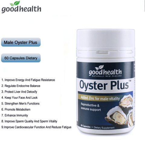 Good Health Sperm Increase For Men Healthy Oysters Tablet Plus 60 Capsules Oysters  Sperm Develop Immunity From Disease ► Photo 1/6