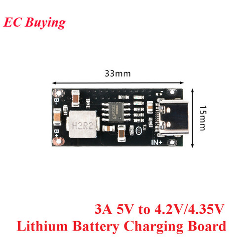 3A Polymer Ternary Lithium Battery Quick Fast Charging Charger Board Power Module Type-C USB 5V to 4.2V 4.35V IP2312 CC/CV ► Photo 1/6