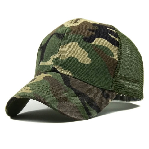 Camo Summer Cap Mesh Hats Men Women Casual Hats Hip Hop Baseball Caps Hat New 
