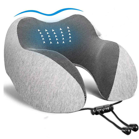 U Shaped Memory Foam Neck Pillows Soft Travel Pillow Neck Cervical Airplane Pillow 30*28*14CM Cervical Travel Healthcare Bedding ► Photo 1/6