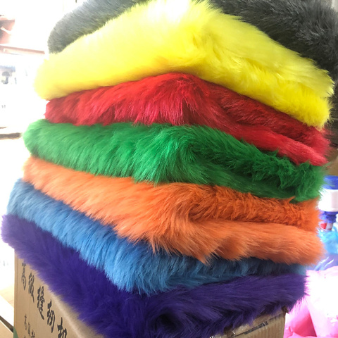 2cm long fur plush fabric artificial small fur polyester fabric for Sewing Toys Clothes DIY Homedecor Fur Fabric 1MX1.6M ► Photo 1/6