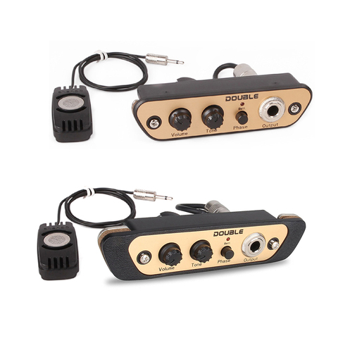 DOUBLE CJ01 CJ01L Cajon Box Drum Microphone Pickup No Need Drill Hole ► Photo 1/6