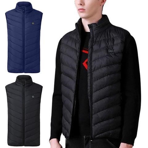 Electric Heating Vest men's electric warm vest rechargeable sleeveless vest ► Photo 1/6