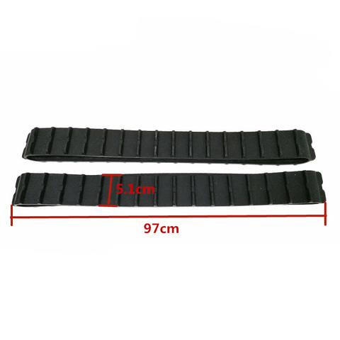 97cm Length Rubber Tracks Car Track Road Pedrail Caterpillar Chain Crawler For Model Tank Chassis DIY Tank Part ► Photo 1/4